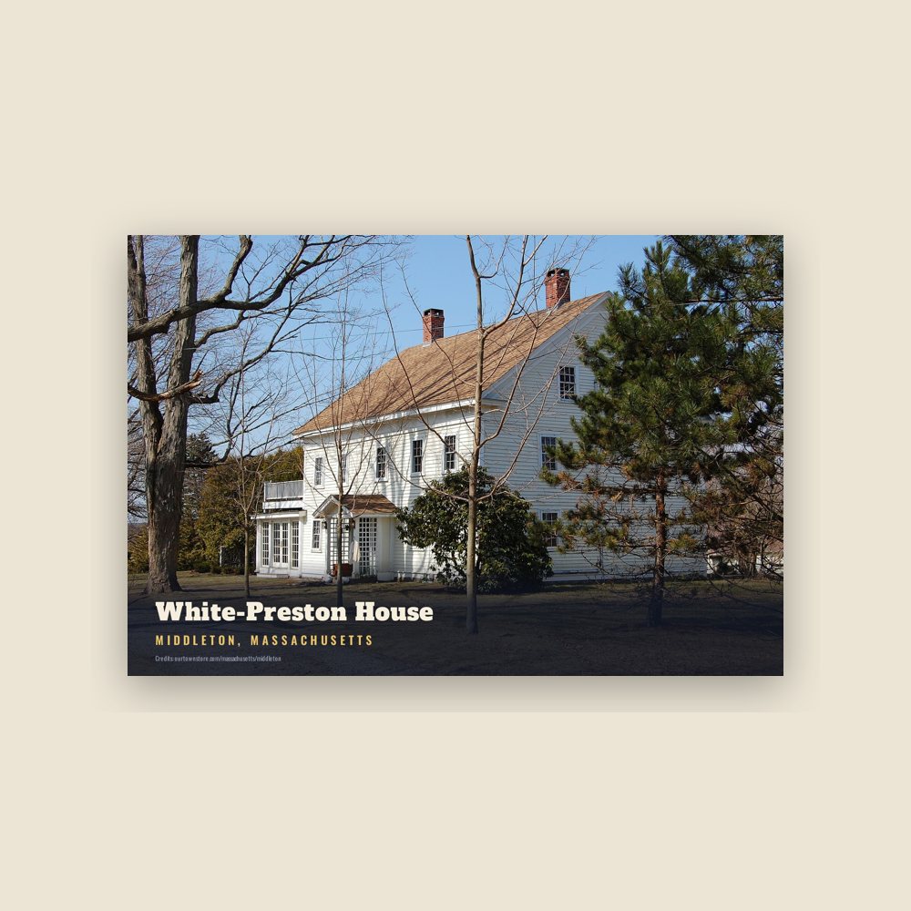 Middleton White-Preston House Postcard