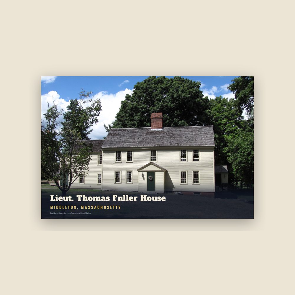 Middleton Lieut. Thomas Fuller House Postcard