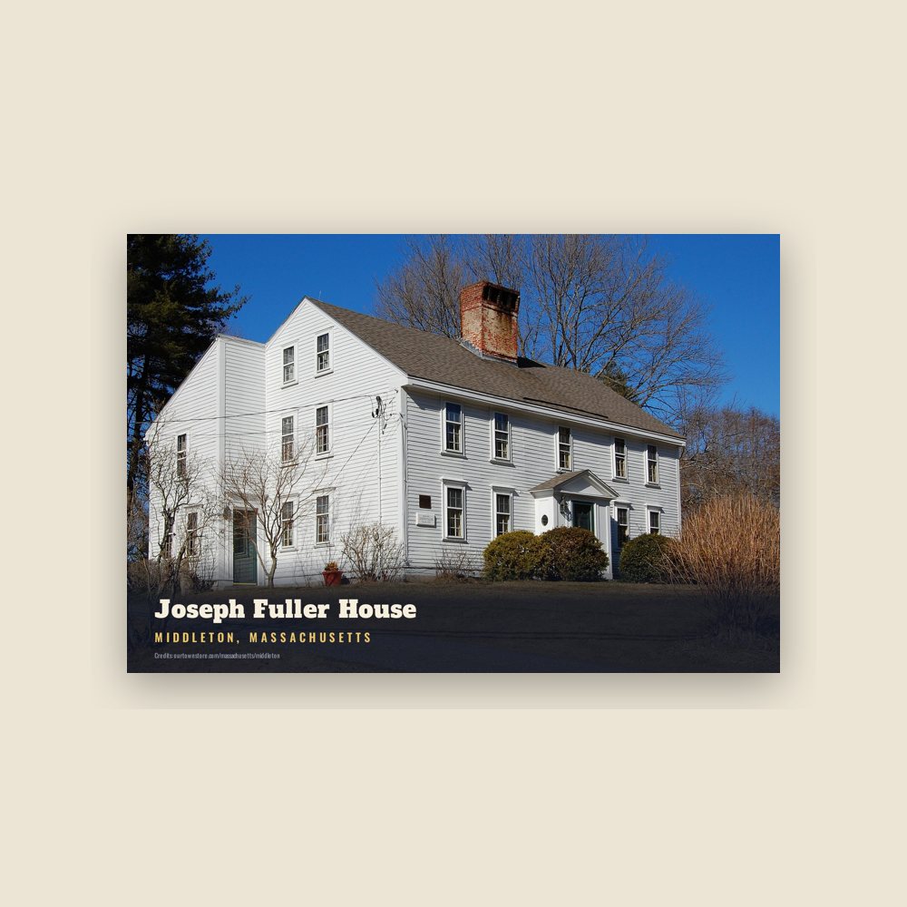 Middleton Joseph Fuller House Postcard