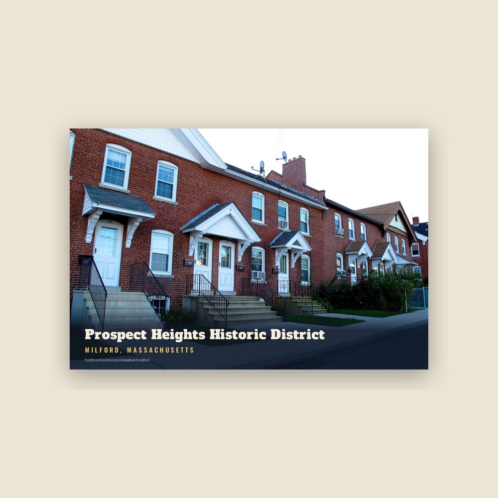 Milford Prospect Heights Historic District Postcard