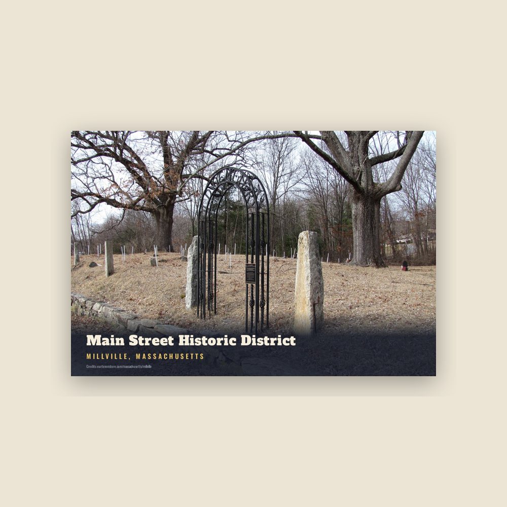 Millville Main Street Historic District Postcard