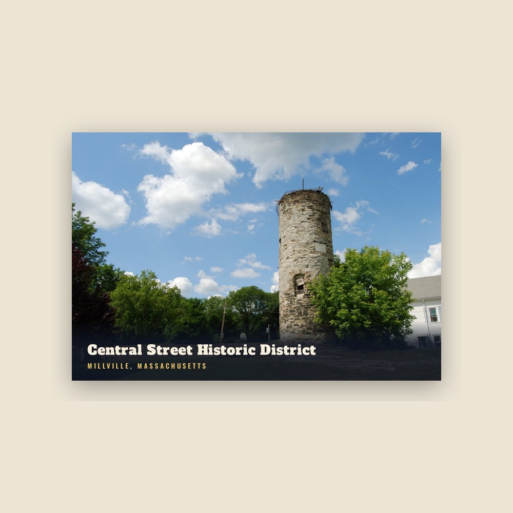 Millville Central Street Historic District Postcard