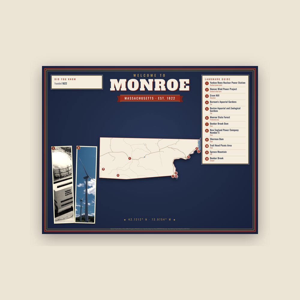 Monroe Map Placemat