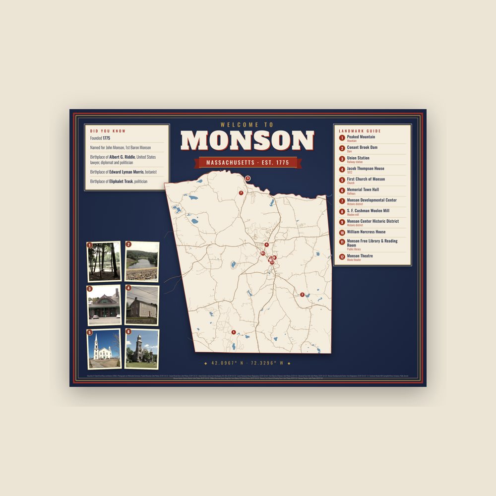 Monson Map Placemat