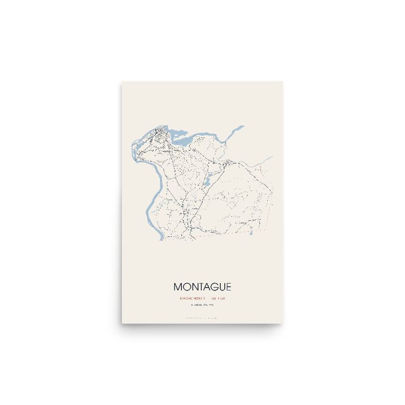 Montague Street Map Poster · Linen