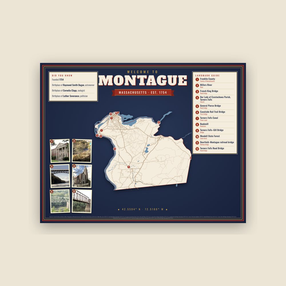 Montague Map Placemat
