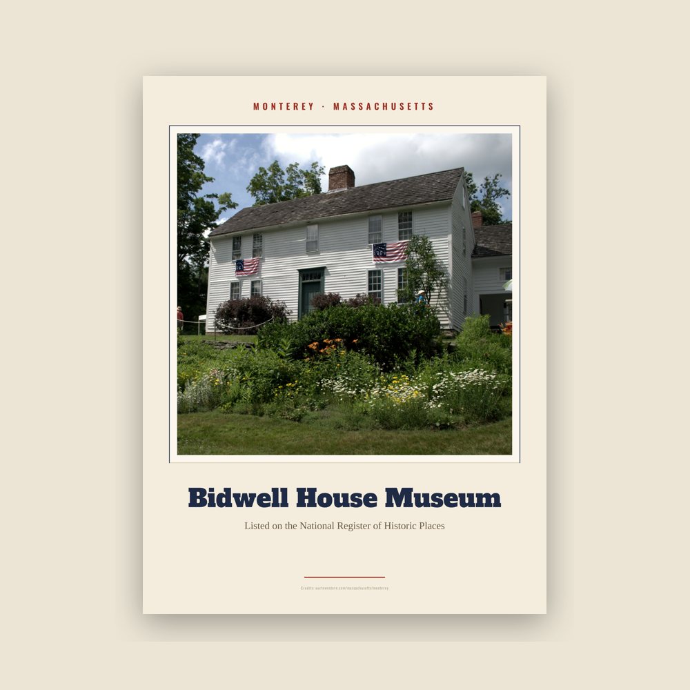 Monterey Bidwell House Museum Landmark Print