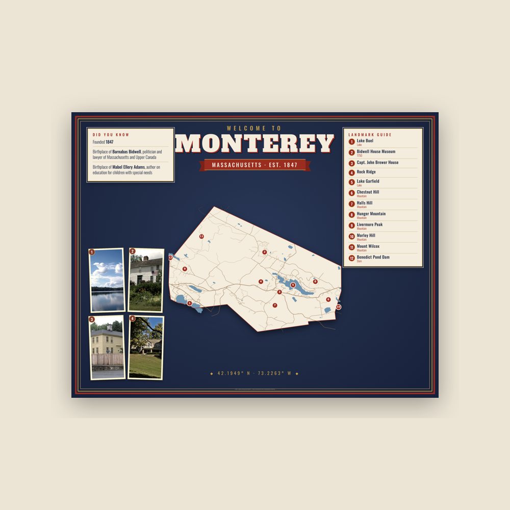 Monterey Map Placemat