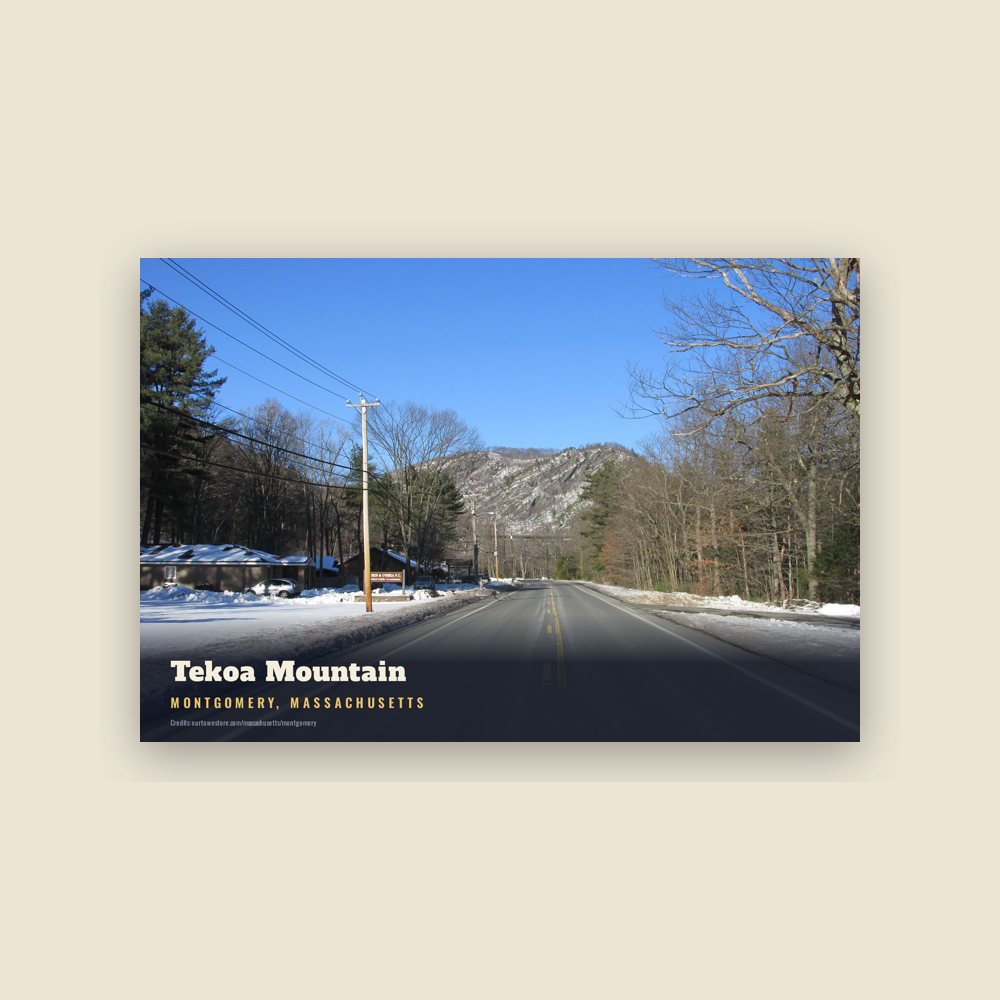 Montgomery Tekoa Mountain Postcard