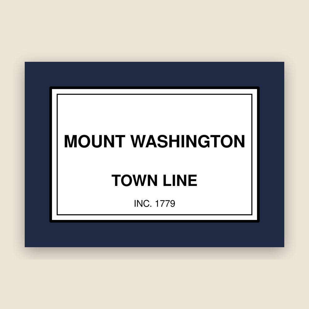 Mount Washington Cork Coaster