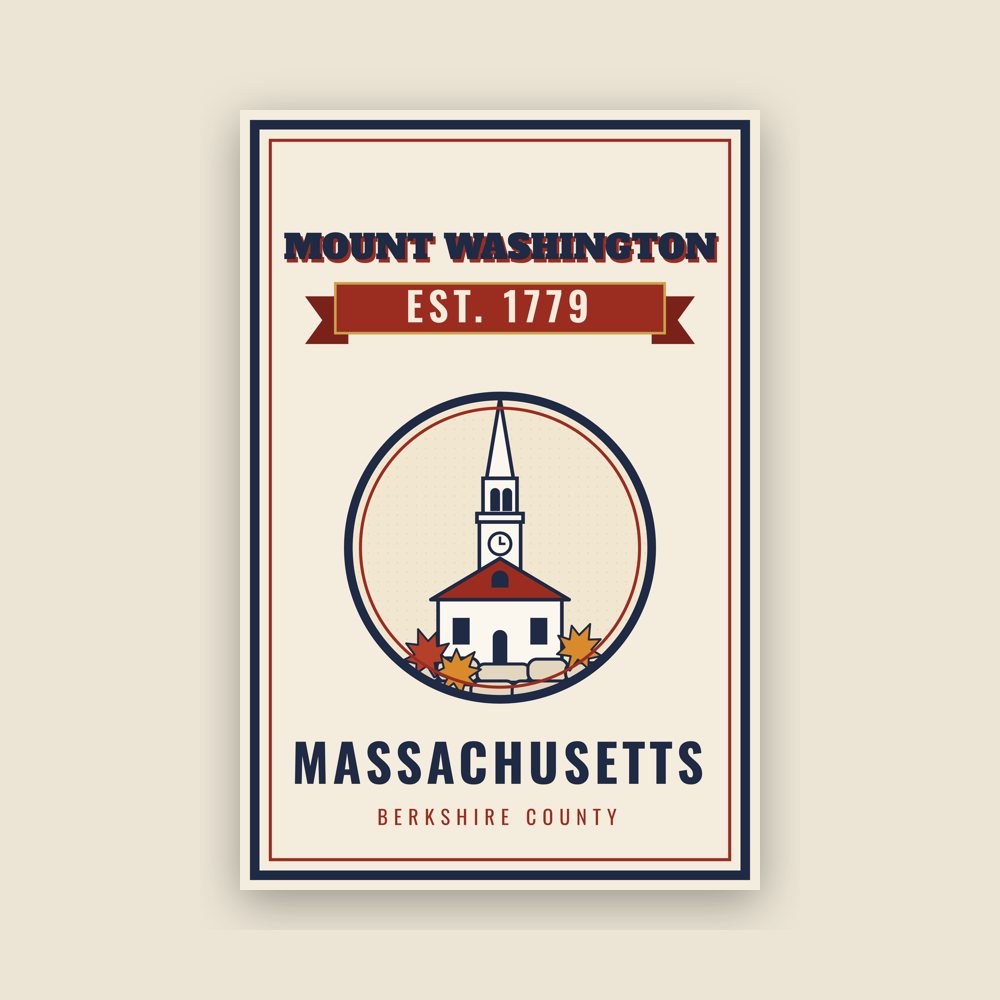 Mount Washington Garden Flag