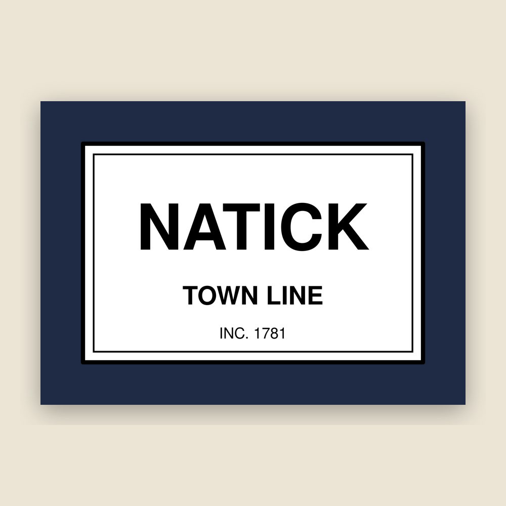 Natick Town Line Mug