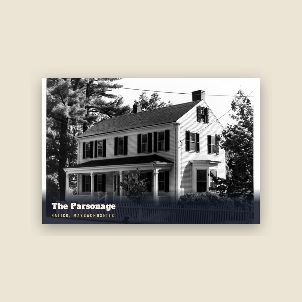 Natick The Parsonage Postcard