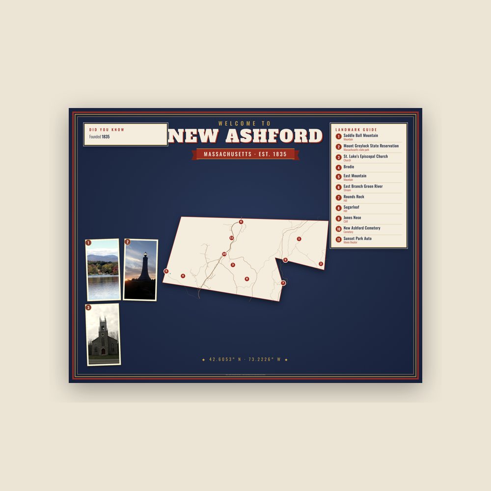 New Ashford Map Placemat