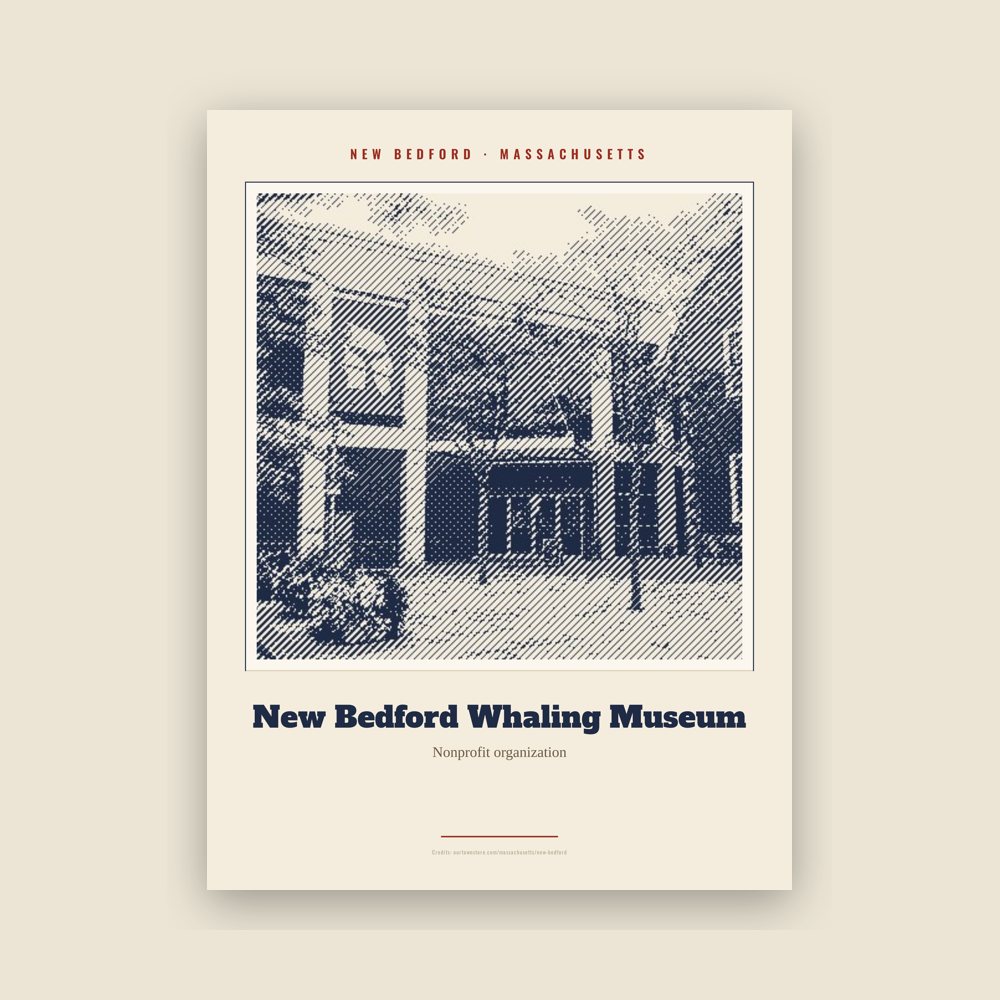New Bedford New Bedford Whaling Museum Landmark Print