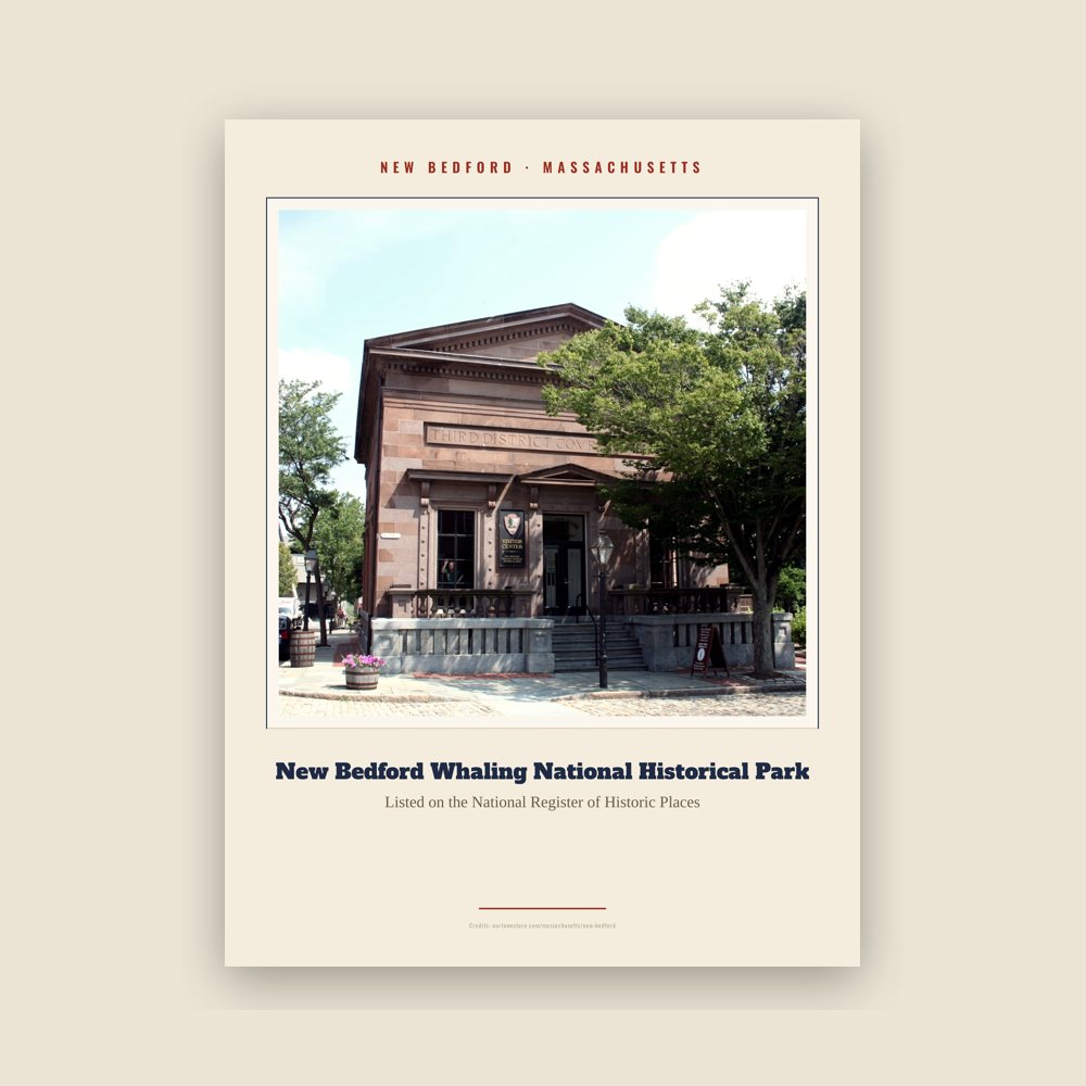 New Bedford New Bedford Whaling National Historical Park Landmark Print