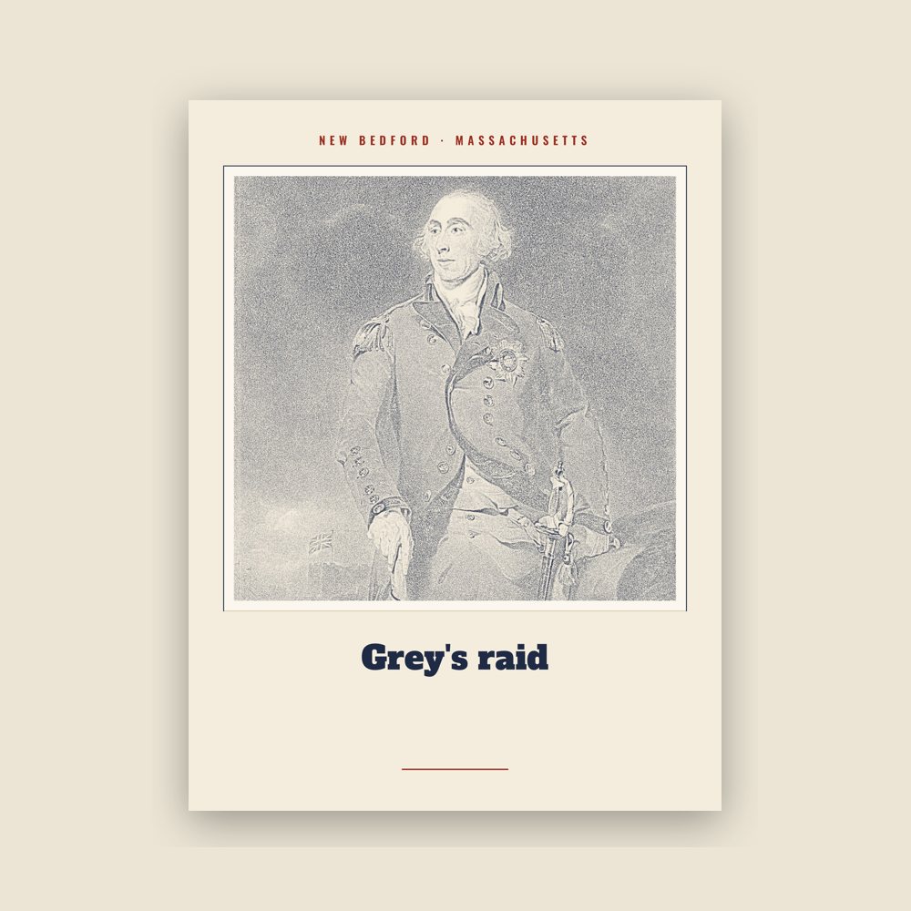 New Bedford Grey's raid Landmark Print