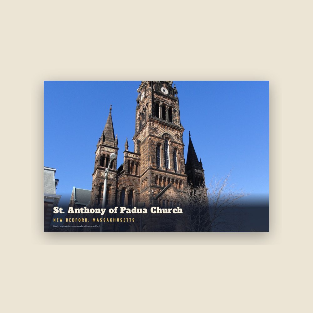 New Bedford St. Anthony of Padua Church Postcard