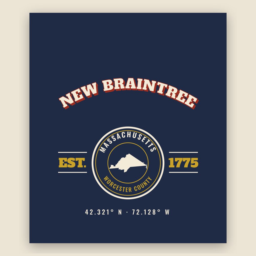 New Braintree Varsity Crewneck