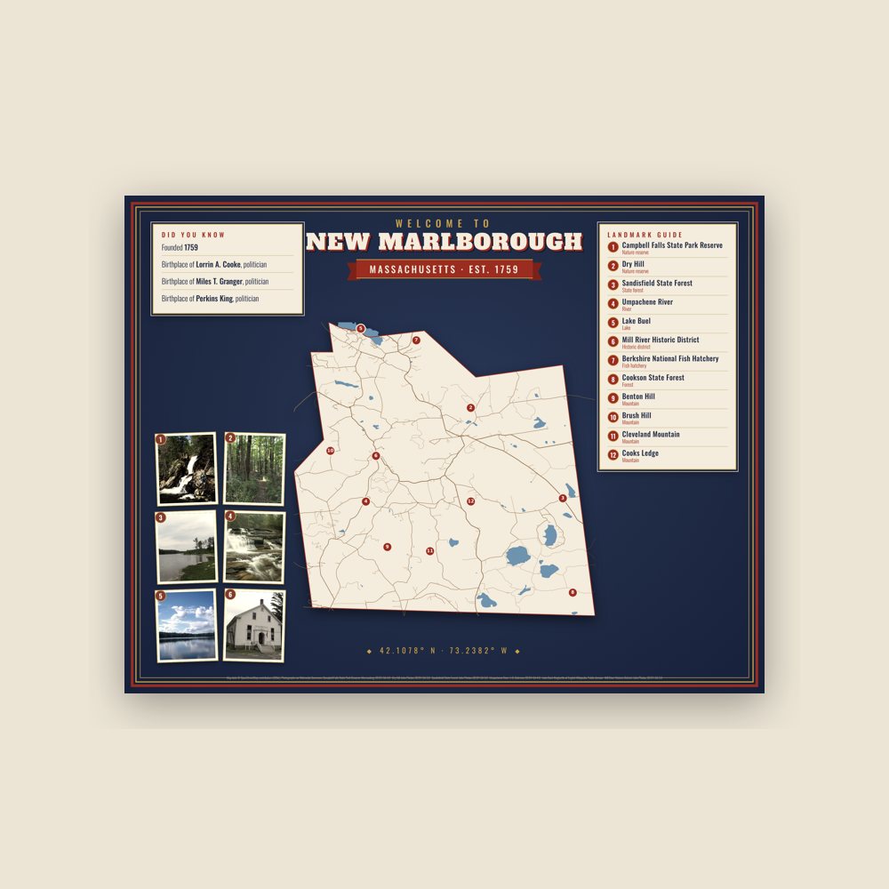 New Marlborough Map Placemat