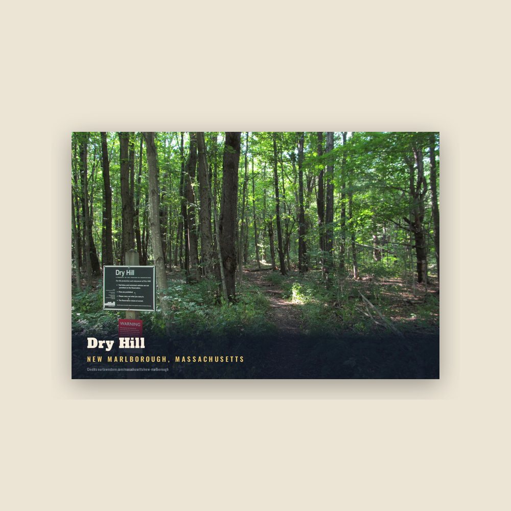 New Marlborough Dry Hill Postcard