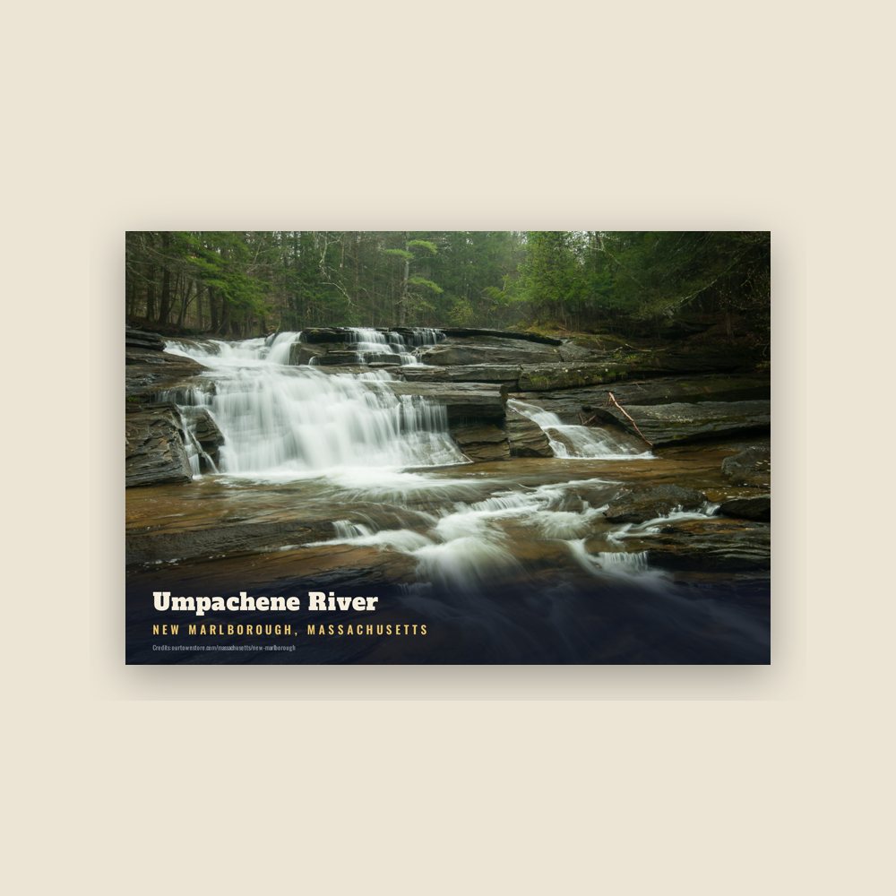 New Marlborough Umpachene River Postcard