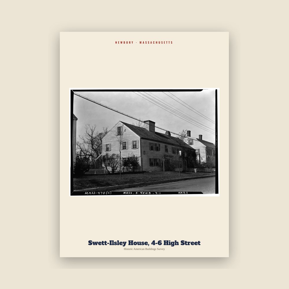 Newbury Swett-Ilsley House, 4-6 High Street Archive Print