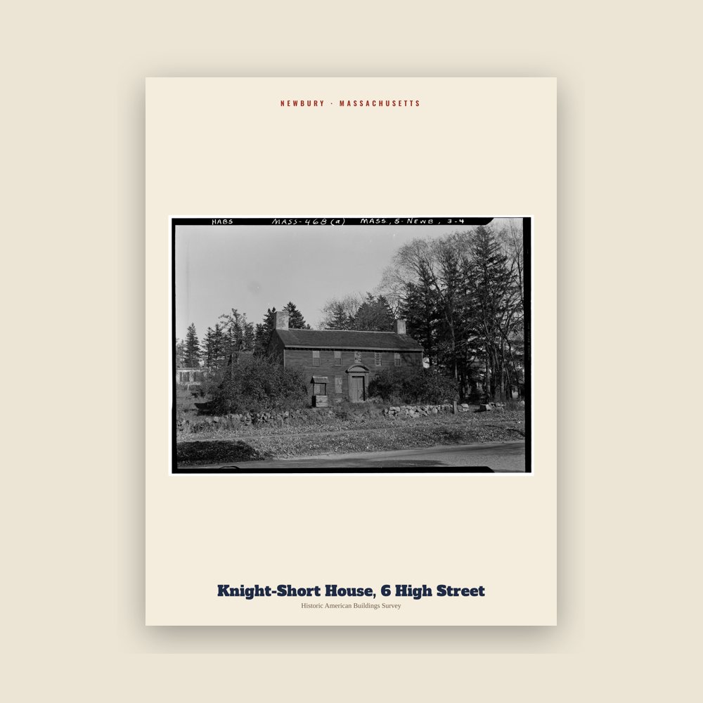 Newbury Knight-Short House, 6 High Street Archive Print