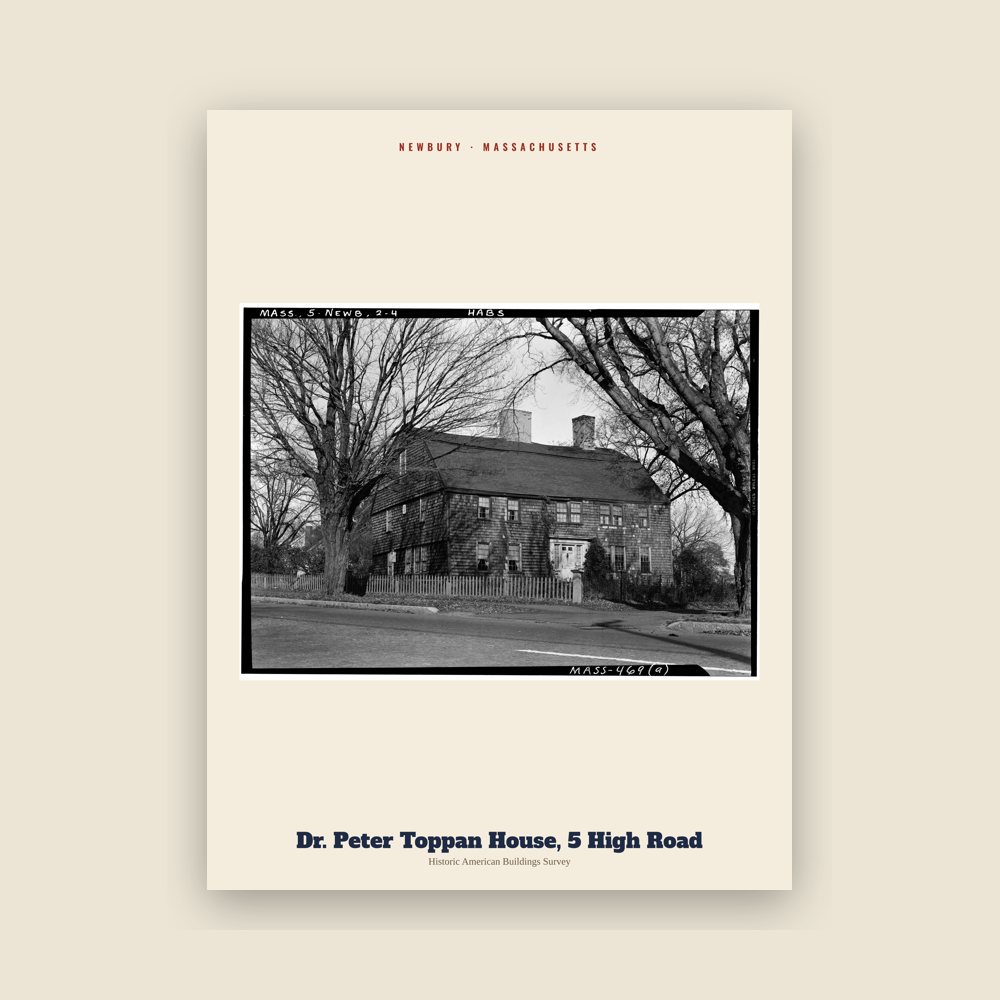 Newbury Dr. Peter Toppan House, 5 High Road Archive Print