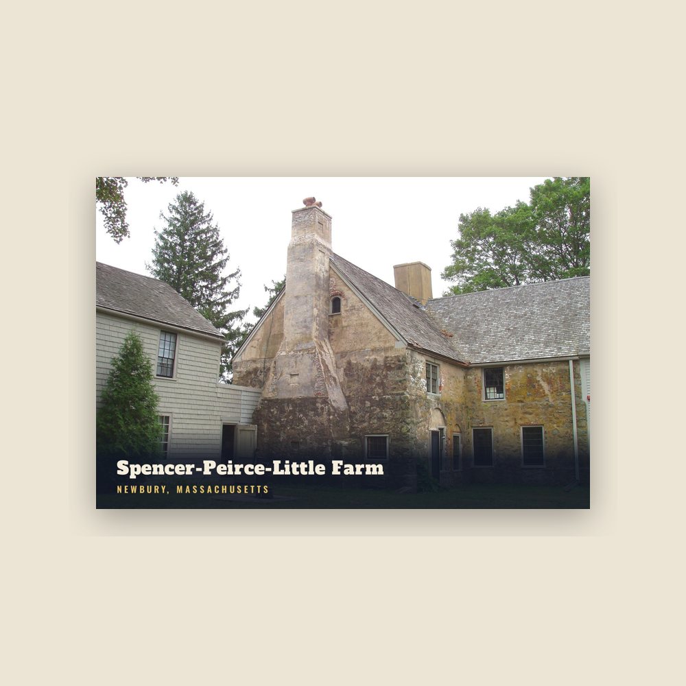 Newbury Spencer-Peirce-Little Farm Postcard