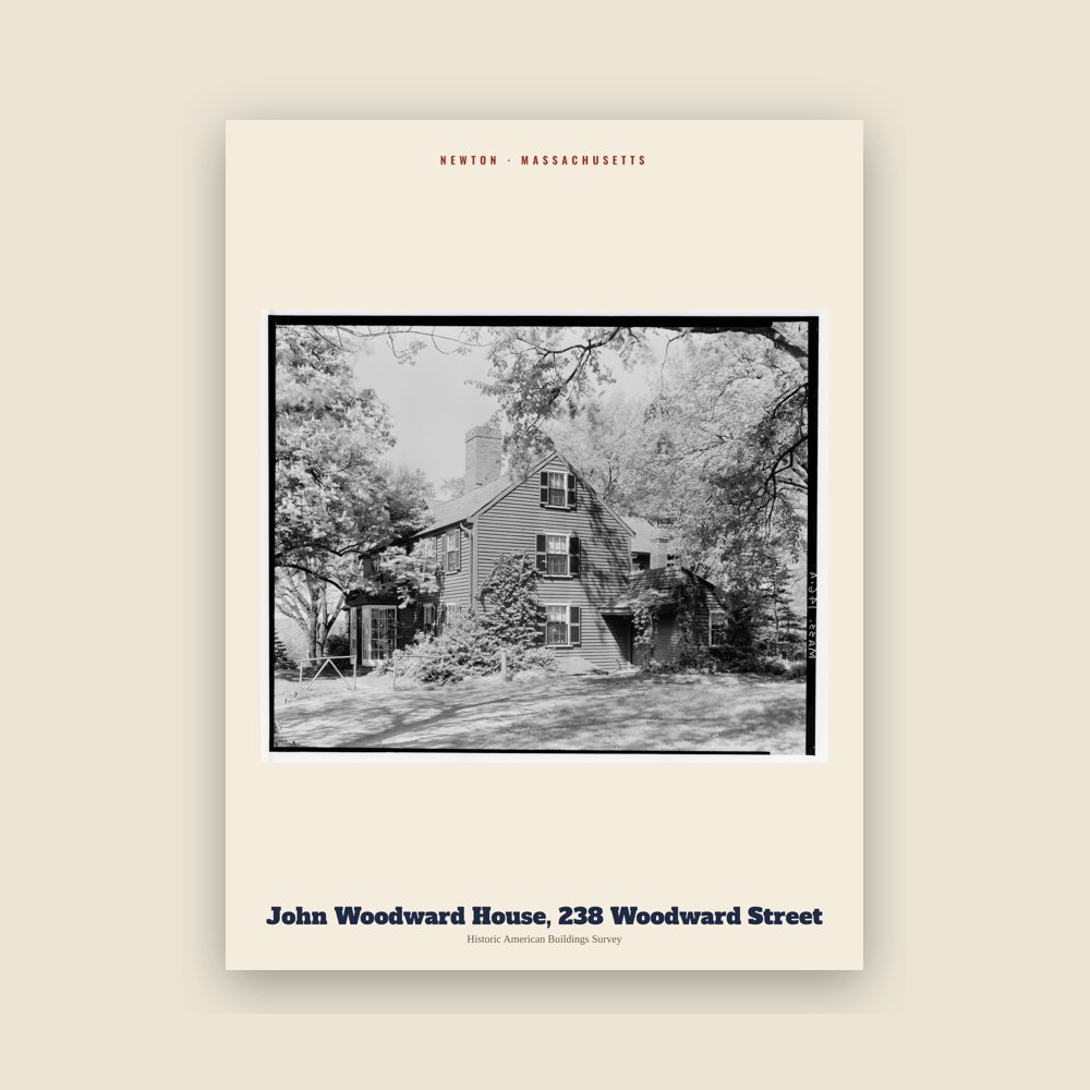 Newton John Woodward House, 238 Woodward Street Archive Print