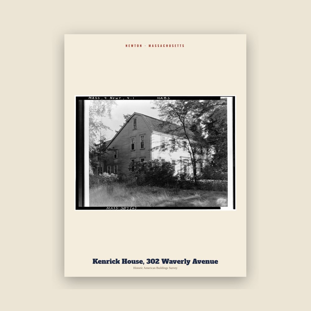 Newton Kenrick House, 302 Waverly Avenue Archive Print