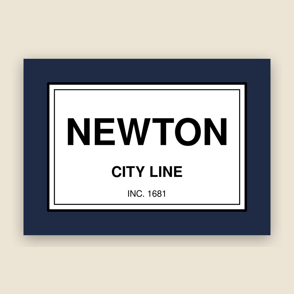 Newton Town Line Mug