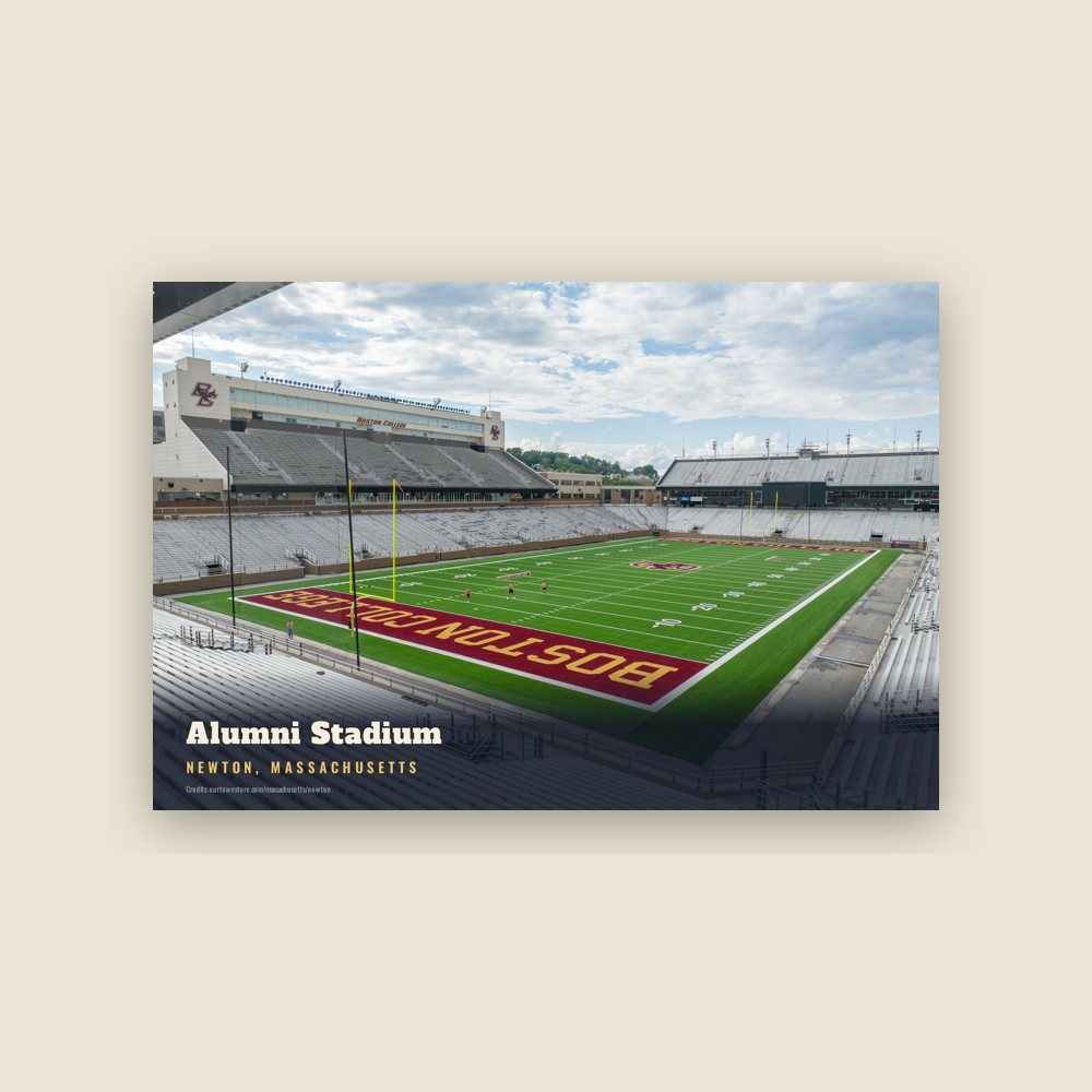 Newton Alumni Stadium Postcard