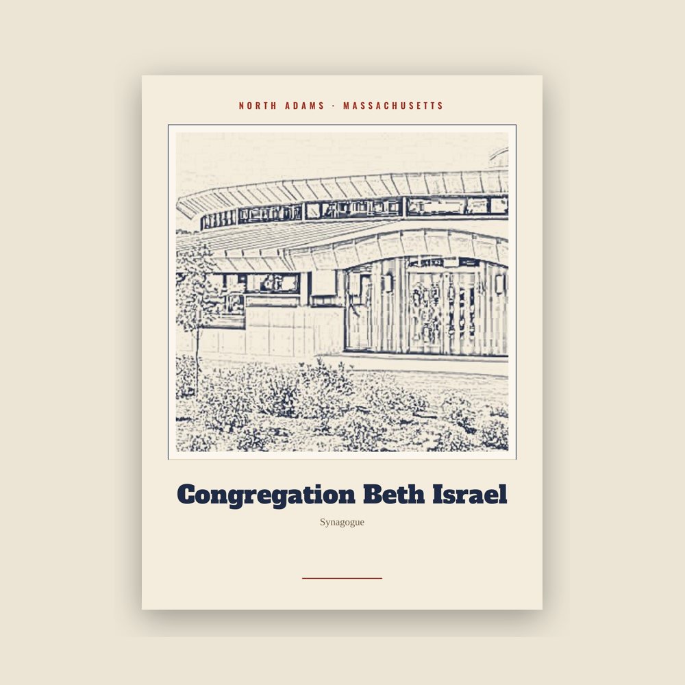 North Adams Congregation Beth Israel Landmark Print