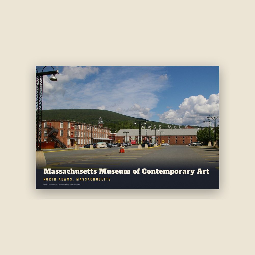 North Adams Massachusetts Museum of Contemporary Art Postcard
