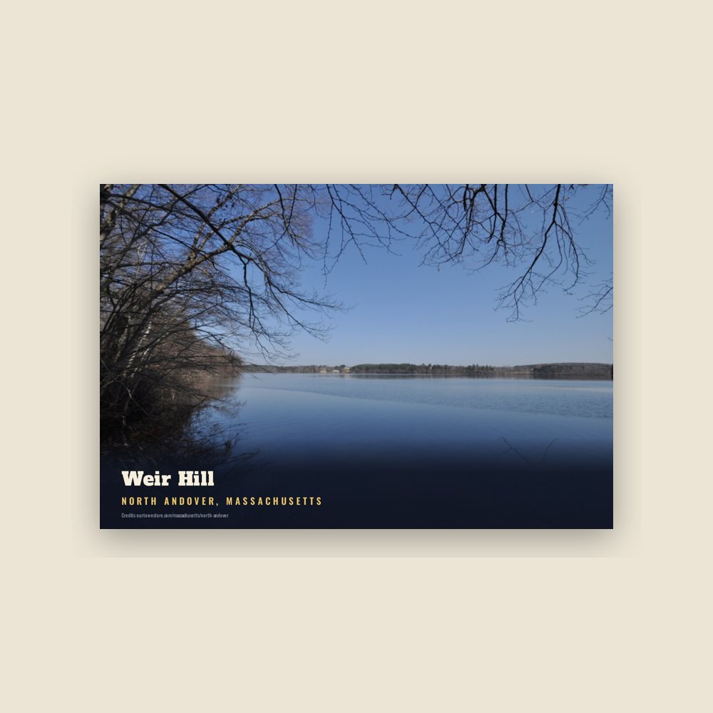 North Andover Weir Hill Postcard