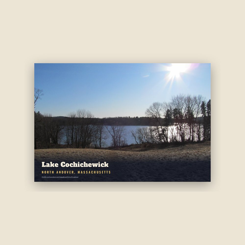 North Andover Lake Cochichewick Postcard