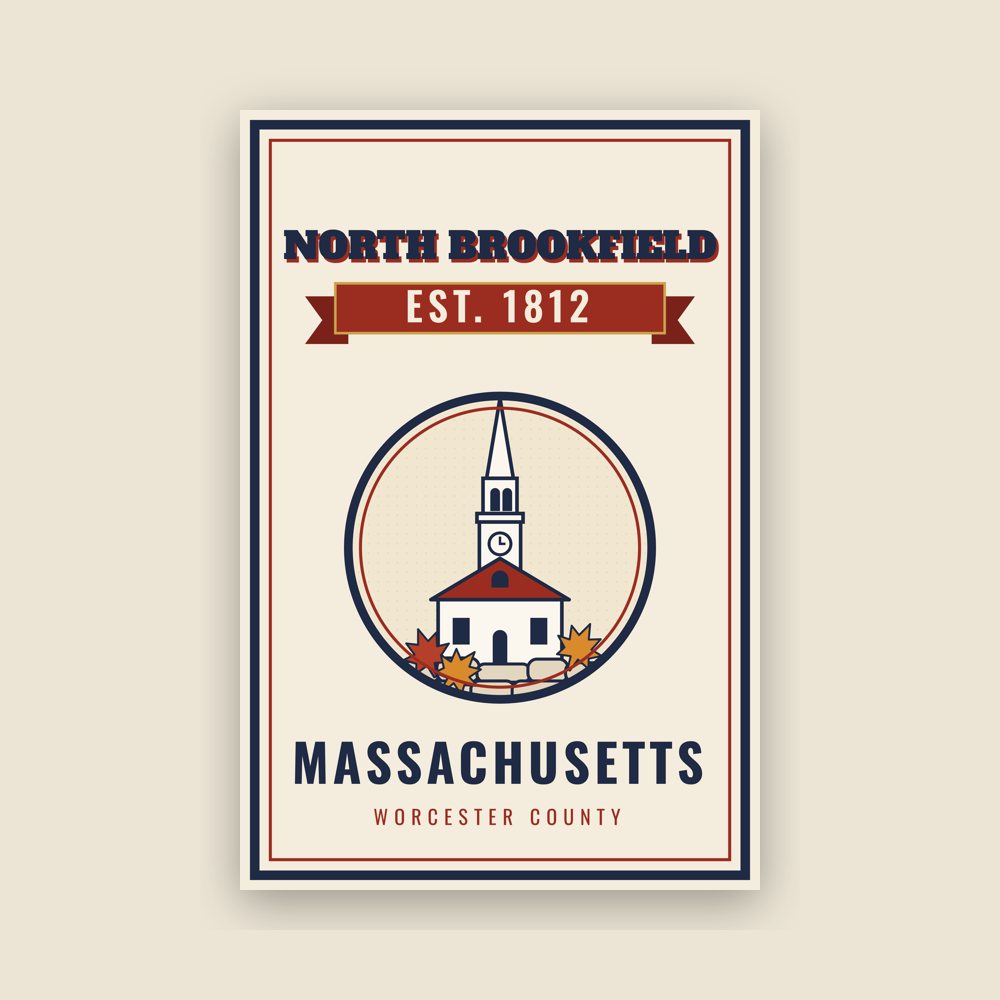 North Brookfield Garden Flag