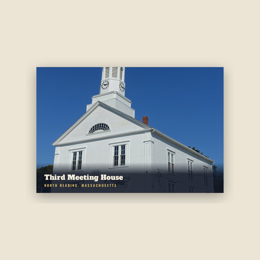 North Reading Third Meeting House Postcard