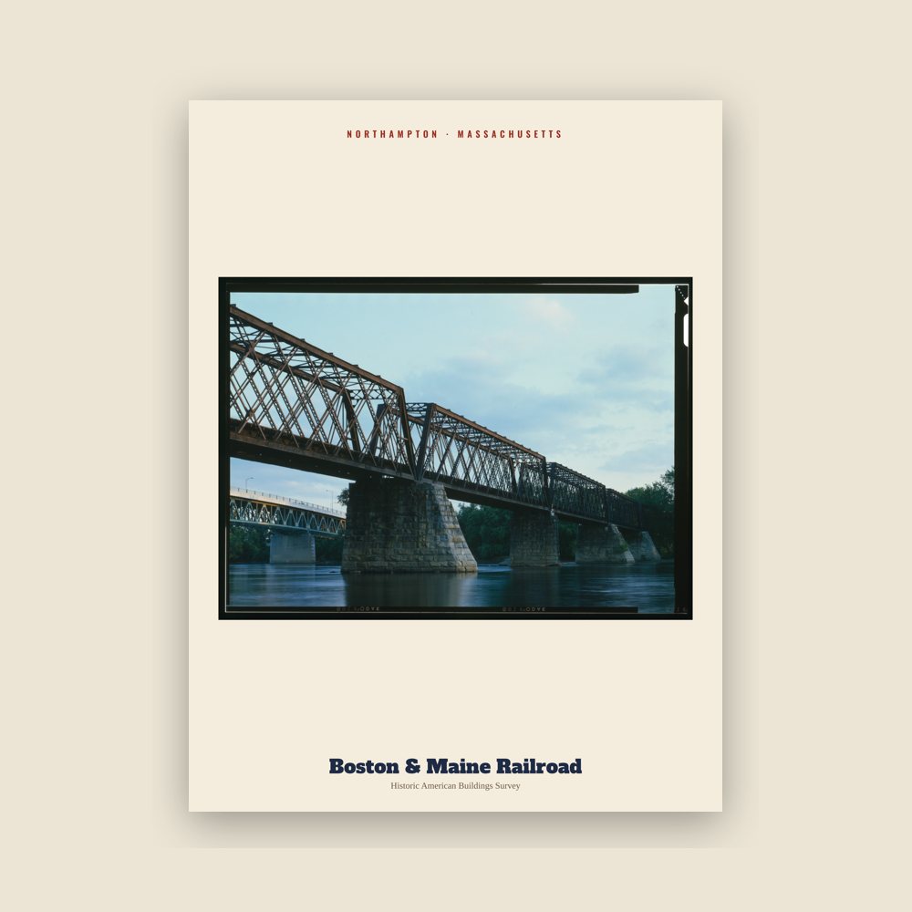 Northampton Boston & Maine Railroad Archive Print