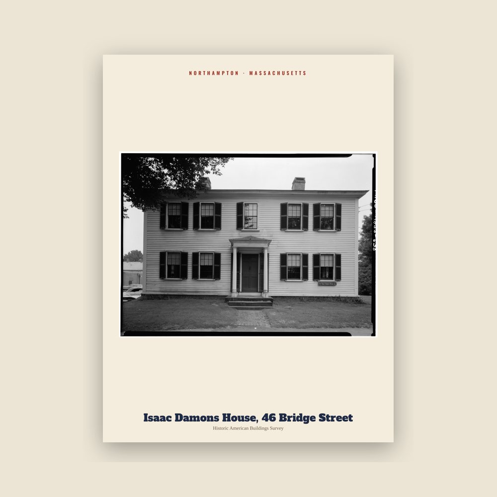 Northampton Isaac Damons House, 46 Bridge Street Archive Print