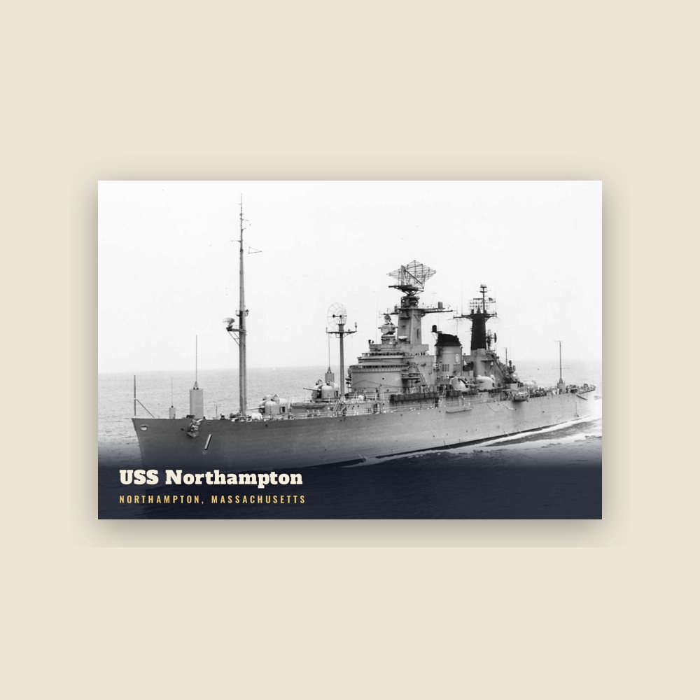 Northampton USS Northampton Postcard