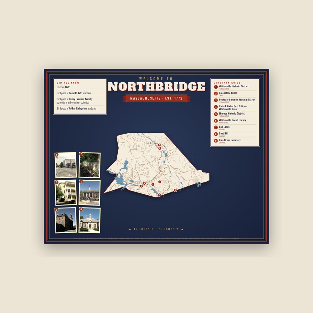 Northbridge Map Placemat
