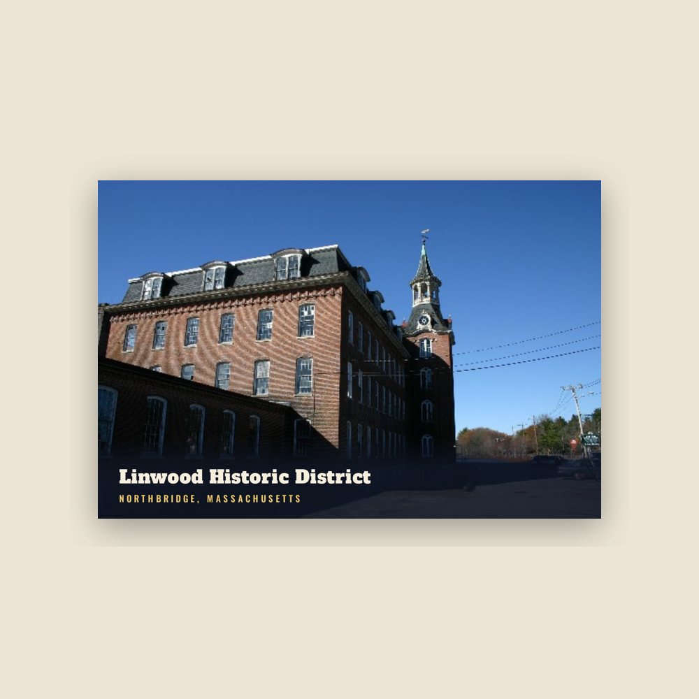 Northbridge Linwood Historic District Postcard