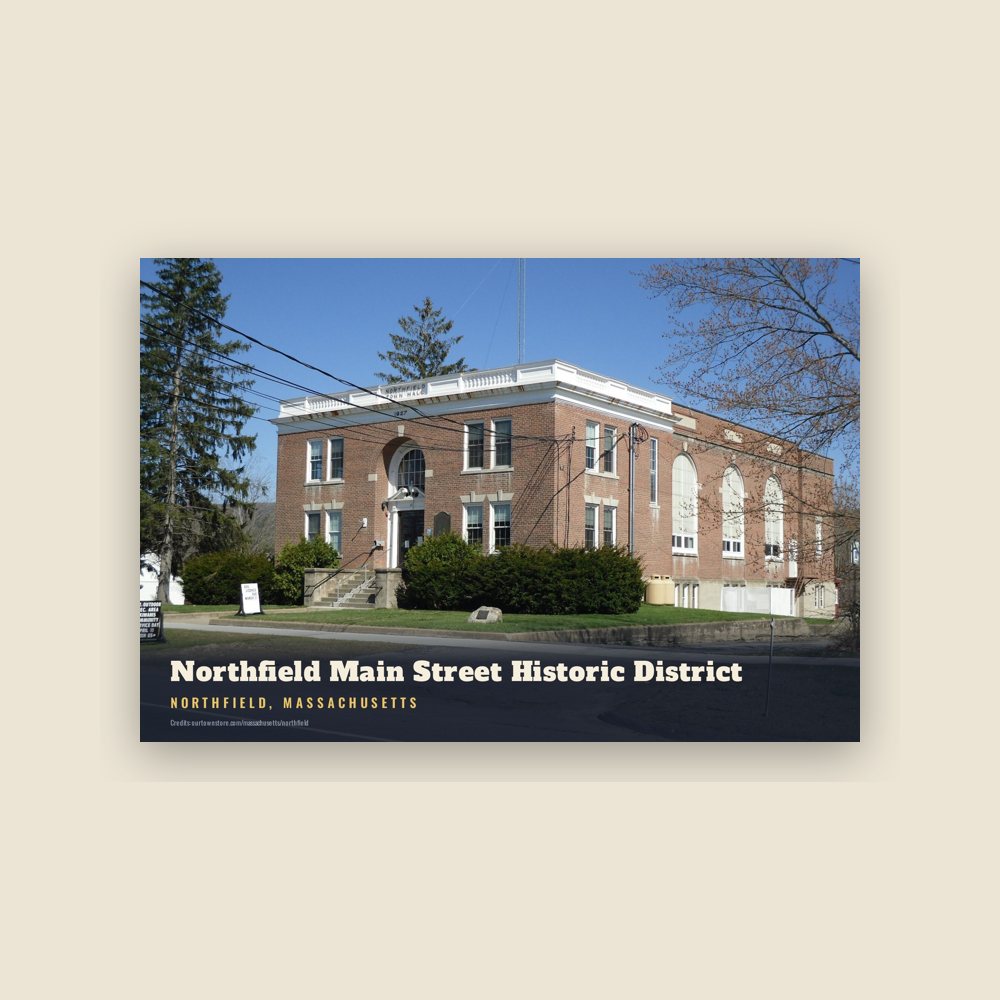 Northfield Northfield Main Street Historic District Postcard