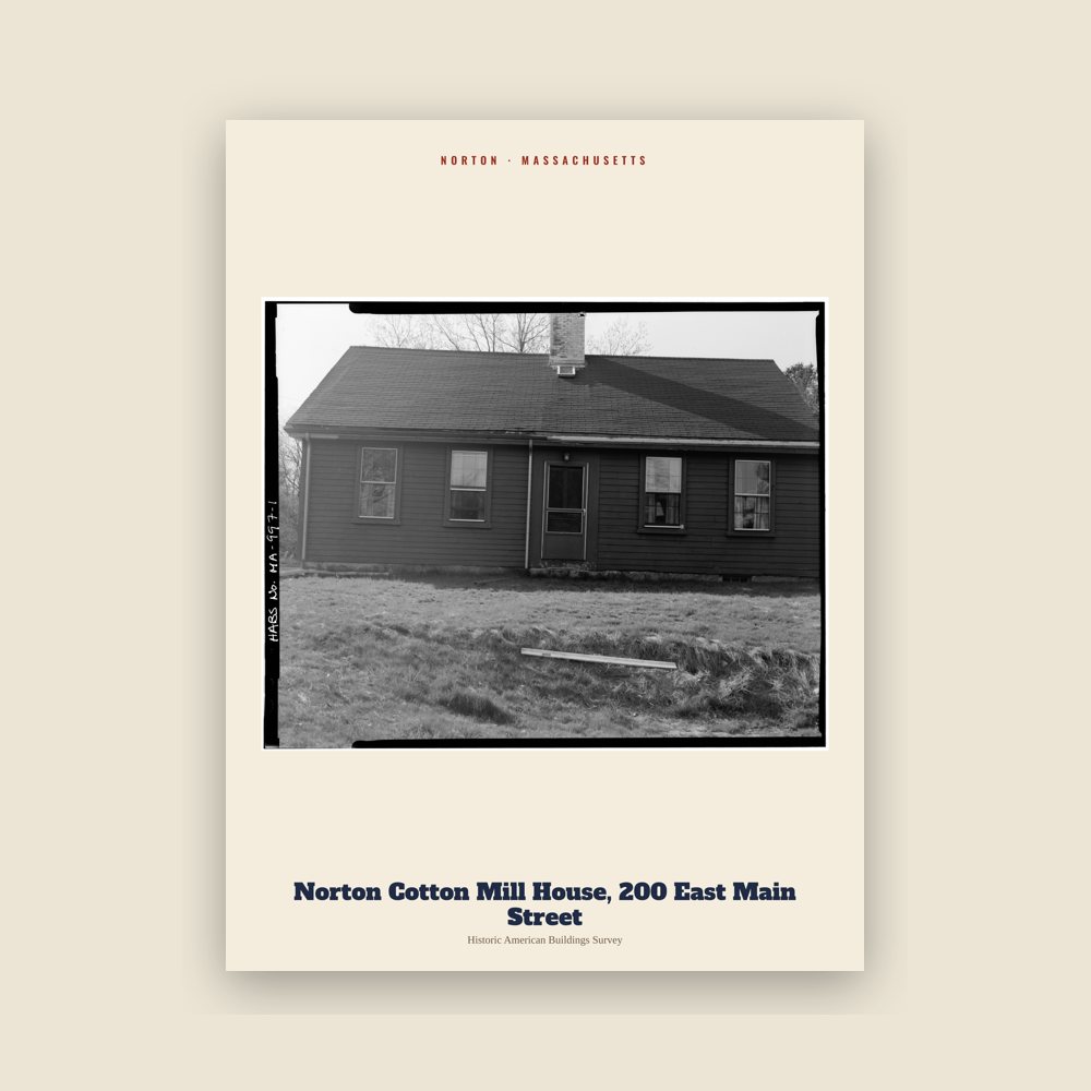 Norton Norton Cotton Mill House, 200 East Main Street Archive Print