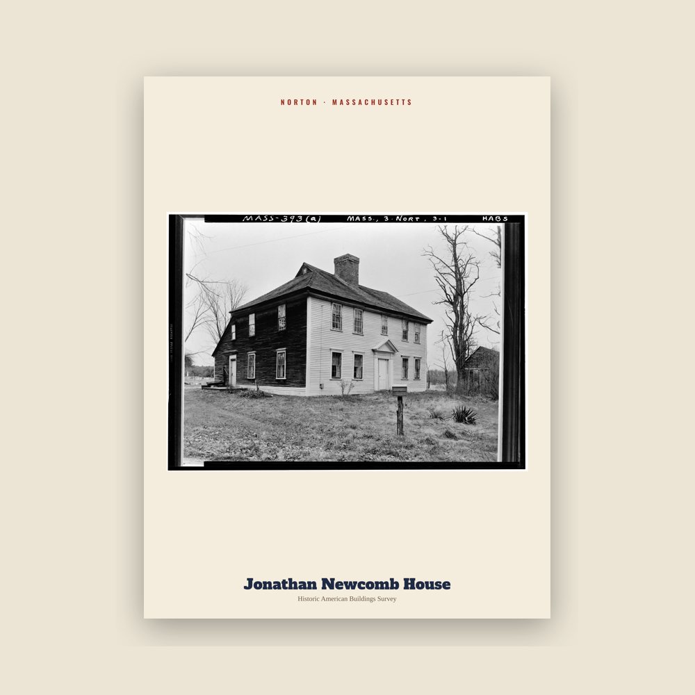 Norton Jonathan Newcomb House Archive Print