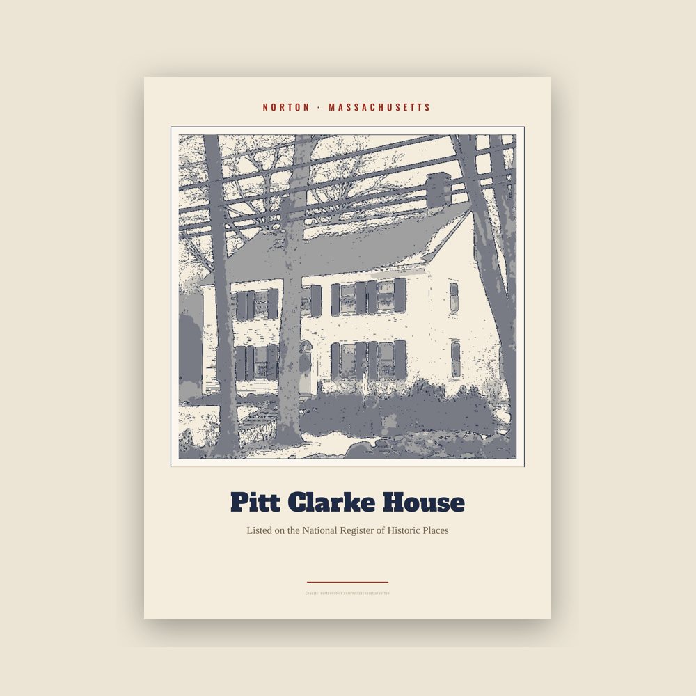 Norton Pitt Clarke House Landmark Print