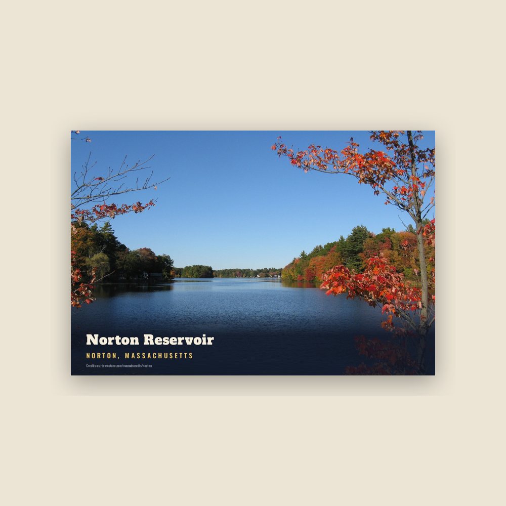 Norton Norton Reservoir Postcard